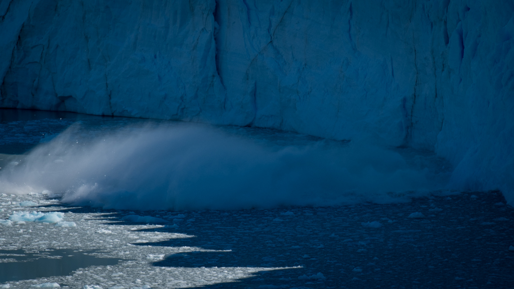 Rupture glacier Perito Moreno